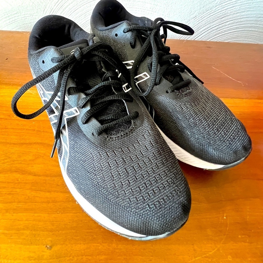 Asics Womens Gel Excite 7 1012A561 Black Lace Up Sneaker Shoes Size 7 1/2